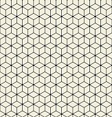 Vector seamless pattern. Modern stylish texture. Repeating Hexagon 