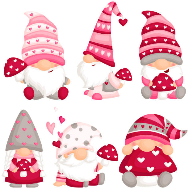 Download Cartoon Gnome Mushroom Illustrations, Royalty-Free Vector ...