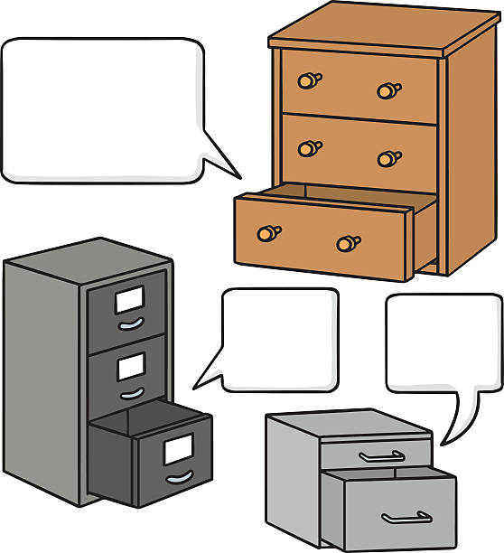 Dresser Drawer Open Illustrations Royalty Free Vector Graphics
