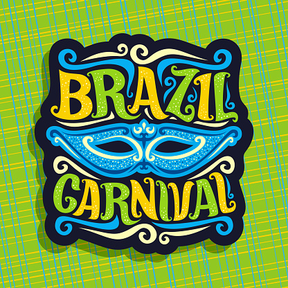 Vector sign for Brazil Carnival