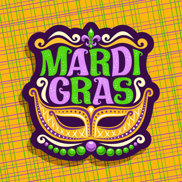 Best Mardi Gras Mask Illustrations, Royalty-Free Vector ...