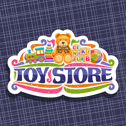 Vector signage for Toy Store