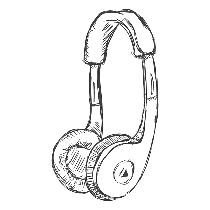 Vector Single Sketch Supra-aural Headphones.