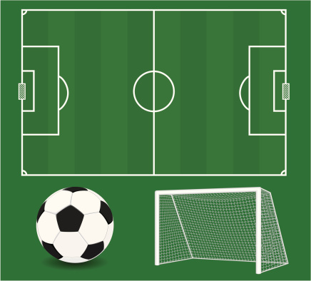 Vector Soccer Elements. Football.