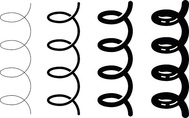 Coiled Spring Illustrations, Royalty-Free Vector Graphics ...