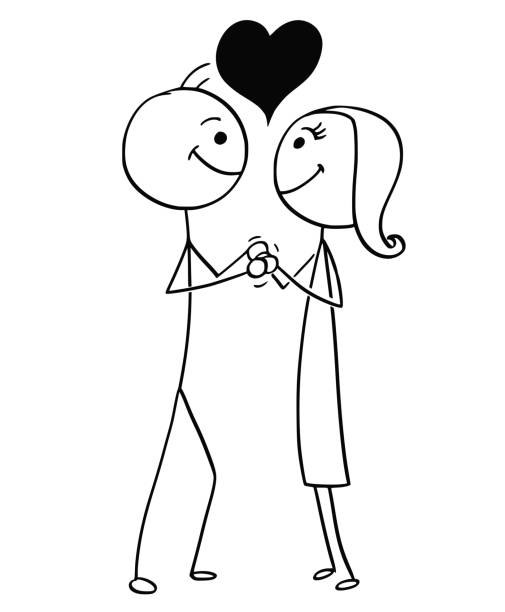 Royalty Free Stick Figures Having Sex Drawing Clip Art Vector Images