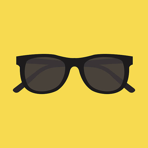 ikona wektor okulary przeciwsłoneczne - sunglasses stock illustrations