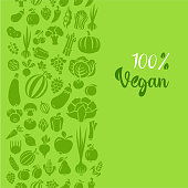 Vegetarian food. Organic design template.