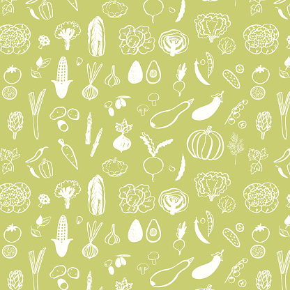 vegetables graphic pattern