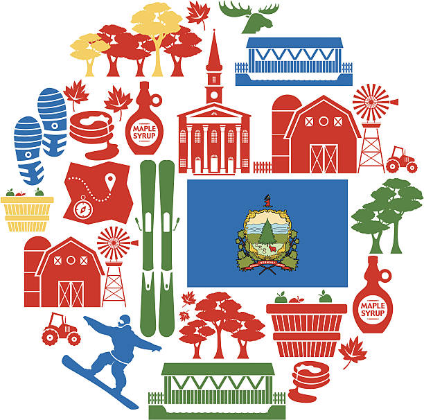 Vermont Icon Set A set of Vermont related icons. Click below for more country, state and city sets. If you can't see what you require, message me, I take requests.http://i688.photobucket.com/albums/vv250/TheresaTibbetts/TravelandVacations.jpg covered bridge stock illustrations