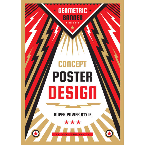 Vertical art poster template in heavy power style. National patriotism freedom vertical banner. Graphic design layout. Music concert rock concept vector illustration. Geometric abstract background. Vertical art poster template in heavy power style. National patriotism freedom vertical banner. Graphic design layout. Music concert rock concept vector illustration. Geometric abstract background. lightning designs stock illustrations