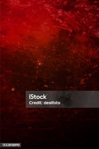 istock Vertical blank empty vector backgrounds in fierce red colour with cosmic like abstract pattern, smudges and stains all over 1332818890