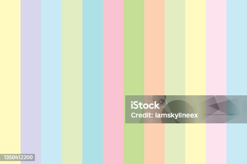 istock Vertical stripes pattern, pastel colors. Vector illustration background. 1350412200