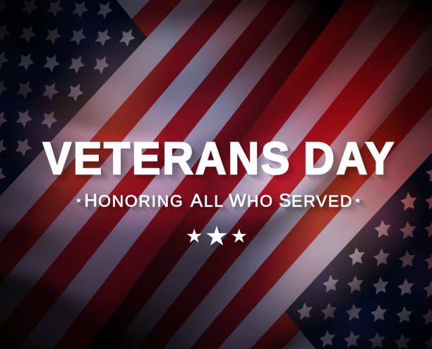 Veterans Day poster. Honoring all who served. Vector Veterans Day poster. Honoring all who served. Vector illustration. EPS10 memorial day background stock illustrations