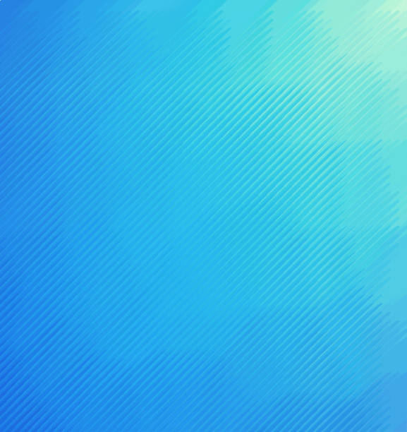 Vibrant blue colored vector striped lines background. Shiny blue light color tone diagonal striped lines background. blue background stock illustrations