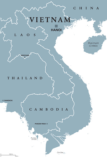 Vietnam political map