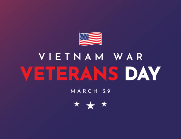 Vietnam War Veterans Day poster. Vector Vietnam War Veterans Day poster. Vector illustration. EPS10 memorial day background stock illustrations