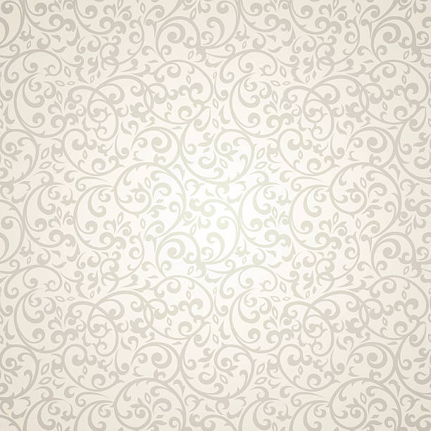 Vintage background Vintage seamless pattern with lot of detailed elements. floral and decorative background stock illustrations