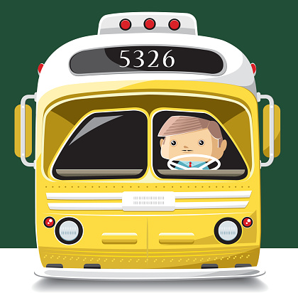 Vintage Bus Stock Illustration - Download Image Now - iStock