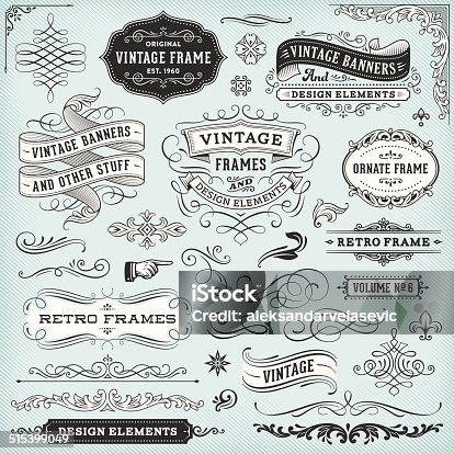 istock Vintage Frames and Banners 515399049