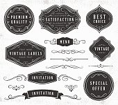 istock Vintage Labels and Ornaments 482708055