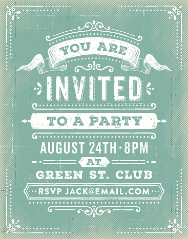 Vintage Party Invitation