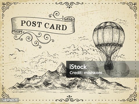 istock Vintage Post Card 483116525