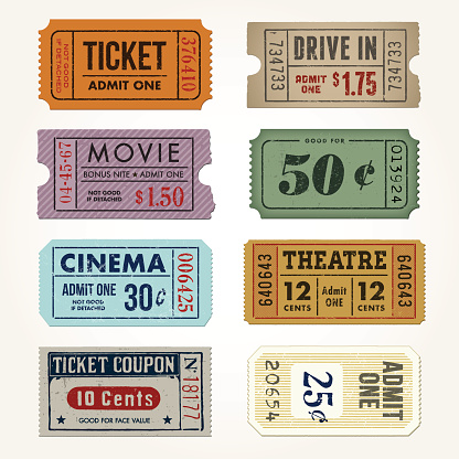 Vintage Tickets and Coupons Collection