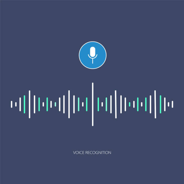 Voice assistant Voice assistant vector. Voice recognition speech recognition stock illustrations