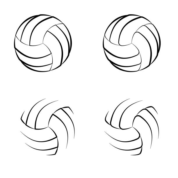 free volleyball vector art