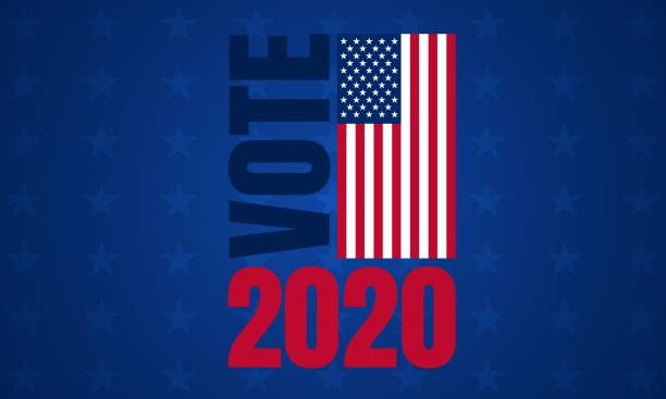 Vote election day in United States -background, poster, card Vote election day in United States -background, poster, card voting backgrounds stock illustrations