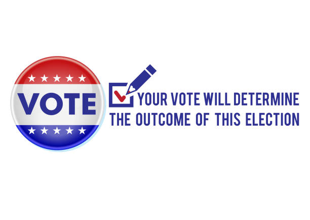 Vote - Your vote will determine the outcome of this election Vote - Your vote will determine the outcome of this election voting borders stock illustrations