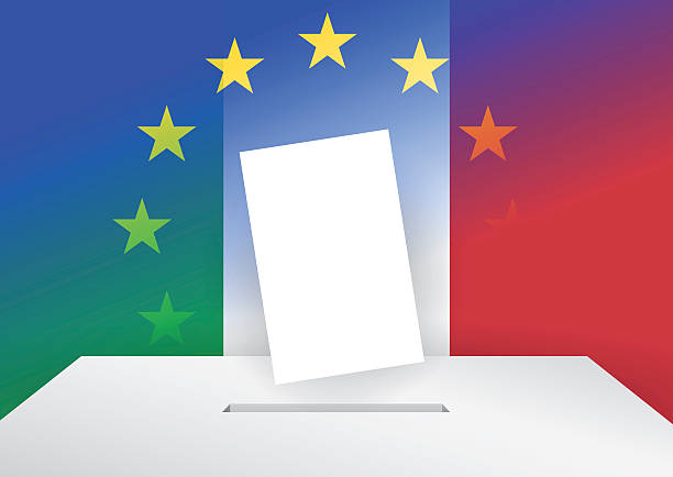 illustrazioni stock, clip art, cartoni animati e icone di tendenza di voto in italia - elezioni italia