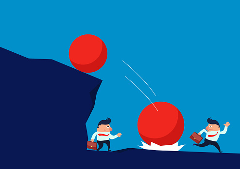 Vulnerabilities, smart businessmen use terrain to avoid falling balls