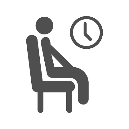 Waiting Icon Stock Illustration - Download Image Now - iStock