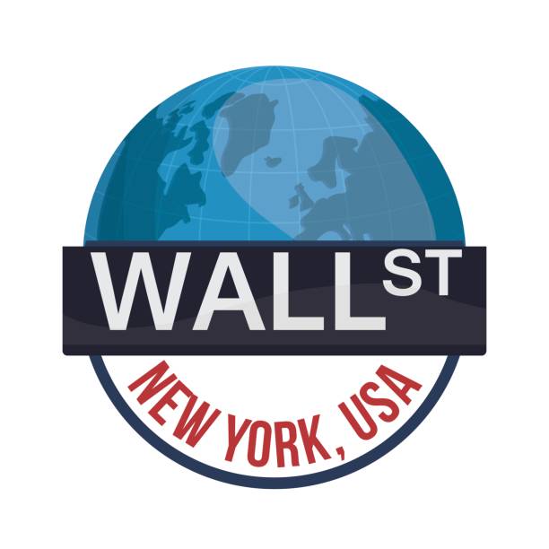 ilustraciones, imágenes clip art, dibujos animados e iconos de stock de inversión mundial de wall street nueva york - nyse
