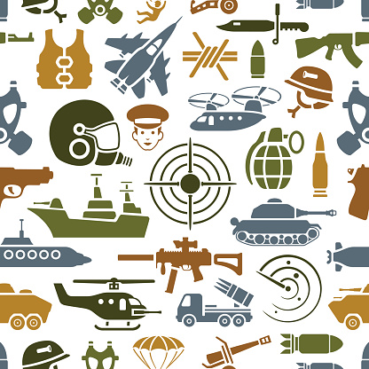 War Pattern Stock Illustration - Download Image Now - iStock