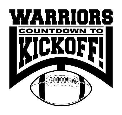 Warriors Football Countdown to Kickoff