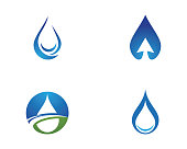 Water drop   Template vector illustration design