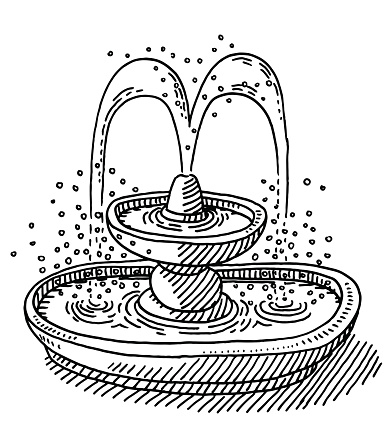Water Fountain Drawing