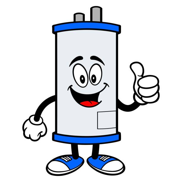 Cartoon Of A Hot Water Heaters Illustrations, Royalty-Free Vector ...