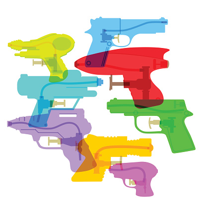 water pistols or squirters