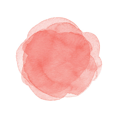 Watercolor Coral Dots background