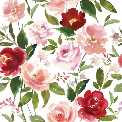 Watercolor Flower_Pink_1