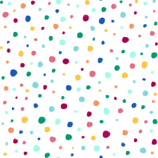 Watercolor Multicolored Circles  Abstract Seamless Pattern.  Hand Drawn Childish Background. Birthday party flyer template. Design element for sale banners, posters, labels, invitation cards and gift wrapping paper. Watercolor Multicolored Circles  Abstract Seamless Pattern.  Hand Drawn Childish Background. Birthday party flyer template. Design element for sale banners, posters, labels, invitation cards and gift wrapping paper. polka dot illustrations stock illustrations