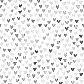 A collection of dark hearts on white background. Beautiful abstract stylish and modern design of small hearts arranged carelessly inside the whole square paper card.
Edited hand painted watercolor hearts.
Hand-made original illustration. Zoom to see the details. Artwork full of depth, glamor and glow. Isolated design object.
SEAMLESS PATTERN - duplicate it vertically and horizontally to get unlimited area.
Stylish minimalistic and luxury card design.
VECTOR FILE.
