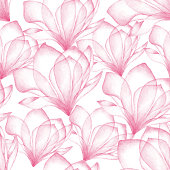istock Watercolor Pink Flower Seamless Pattern 1314912546