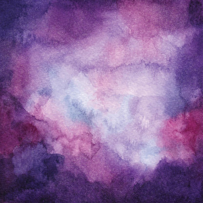 Watercolor Purple Ombre Background