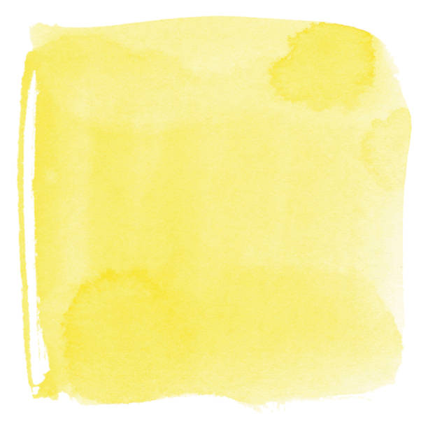 Watercolor yellow background vector art illustration