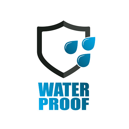 waterproof. eps 10 vector file